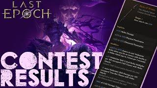 Bane of Winter Build Contest! | Contest Results
