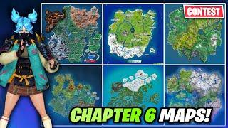 Fortnite Chapter 6 Map Concept Compilation - CONTEST RESULTS