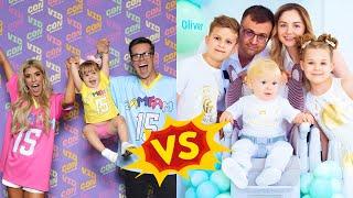 Rebecca Zamolo family vs Kids Diana Show family (Real Names & Ages 2024)