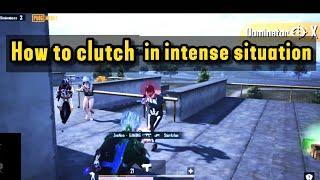 HOW TO CLUTCH IN INTENSE SITUATION | PUBG MOBILE | BGMI | ZEENOO GAMING