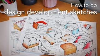 Developing design ideas | Sketching | Layout