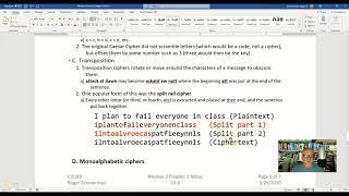 Block and stream ciphers