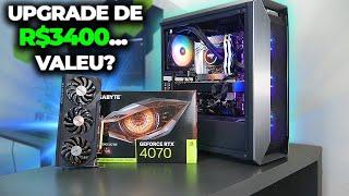 PAGUEI R$600 MAIS BARATO NESSA RTX 4070! TESTE EM RENDERIZAÇÃO NO PC DO EDITOR