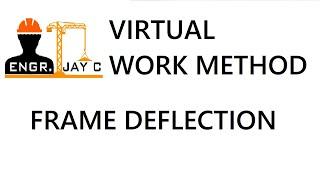 Structural theory | Frame Deflection by Virtual Work Method