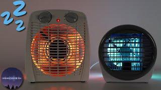 Fan heater & air humidifier fan sounds for sleeping | Dark Screen