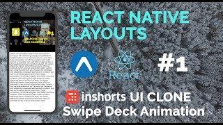 Inshorts App UI Clone #1 | Basic Layout | React Native Animations |