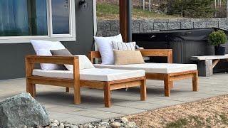 2x4 Outdoor Chaise Lounge with Free Plans