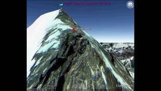 Mount Everest North Ridge Climbing Route in 3D