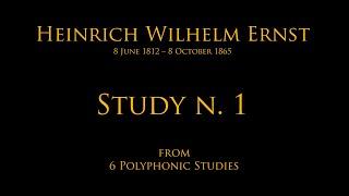 Heinrich Wilhelm ERNST: Study n.1 - Shlomo Mintz, Violin