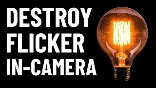 Do THIS to eliminate flicker… in-camera!