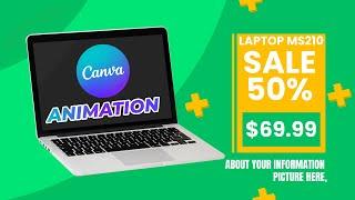 Creative Animated product promo video in canva -Template Canva Animation