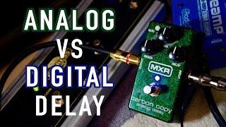 Analog vs Digital Delay Pedal