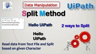 Split Method UiPath | Data Manipulation | Split String | UiPath RPA Tutorial | UiPathRPA