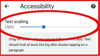 Chrome || how to text size increase text scaling in android