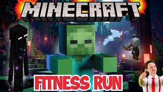 Minecraft Kids Fitness Run | Brain Break | Fun PE Exercise Game | Workout & Movement Activity