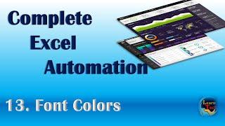 13. How to Change Font Colors Dynamically in Excel VBA