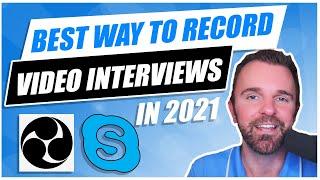  Record Video Interviews with OBS x Skype ️ Best Way To Record