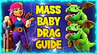 Th9 Baby Dragon Attack Guide! Th 9 Queen Walk Baby Dragon 3 Star War Strategy 2021 | Clash of Clans