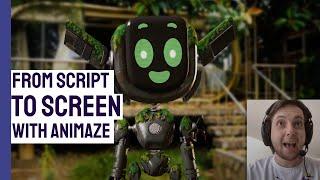 Go from script to screen in no time with Animaze!