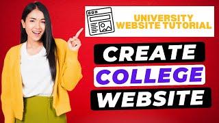 How To Create A College/University Website In WordPress (2024)  | Step-by-Step Tutorial!