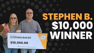 PCH Winner: Stephen B. of MI Won $10,000!