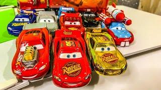 Looking for Disney Pixar Cars On the Rocky Road : Lightning McQueen, Mater, Dinoco McQueen, Mack