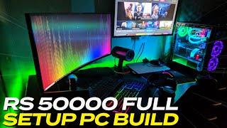 Rs 50,000 Full Setup in Pakistan | Best Budget Gaming PC Build in 50000 | 50K Gaming PC [2024]