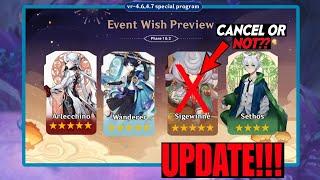 HUGE CHANGES!! 4.7 BANNER SIGEWINNE NOT COMING?, 4.6 LIVESTREAM RELEASE DATE- Genshin Impact