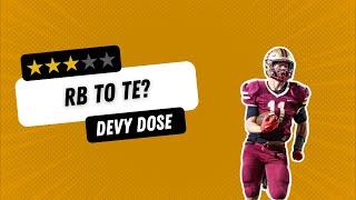 A CONVERTED RB Could Be The Next Great College TE? | Devy Dose