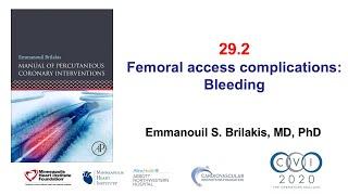 29.2 Femoral access bleeding