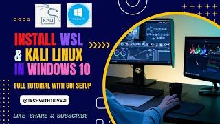 kali-linux on windows 10 || Full WSL 2 GUI Setup || Linux Tutorial