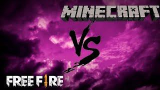 تحدي من الافضل بين ماينكرافت و فري فاير -FREE FIRE VS MINECRAFT -