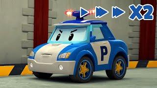 POLI Police Car Song│Car Song│2X Speed│0.5X Speed│Robocar POLI - Nursery Rhymes