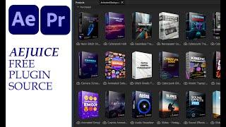 Free AEJuice Plugin For After Effect AND Premiere pro in Hindi - After Effect Plugin 2021