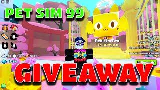 NEW GAME PET SIMULATOR 99 GIVEAWAY PET SIMULATOR 99 STRONG PETS