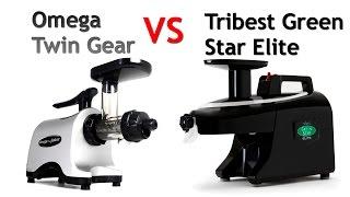 Соковыжималка Omega Twin Gear Juicer TWN32 против Tribest Green Star Elite