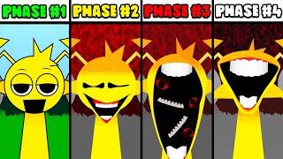 Phase 1 VS Phase 2 VS Phase 3 VS Phase 4 in Incredibox Sprunki Retake!