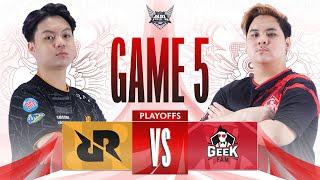 RRQ VS GEEK FAM | PLAYOFFS DAY 2 - MATCH 1 - GAME 5 #MPLIDS12