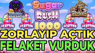 Sugar Rush 1000x AÇILDIĞI AN VURDUK| Slot Oyunları | big bass bonanza|sweet bonanza 1000 yeni oyun