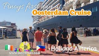 🟠 Our First Day at Oosterdam HOLLAND AMERICA Cruise  JnC CORNER