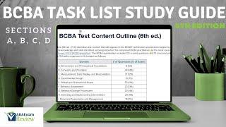 Complete 6th Edition BCBA® Task List Study Guide | BCBA® Exam Task List Sixth Edition Review | A-D