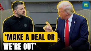 Zelensky and Trump Clash Over Russia Conflict as White House Meeting Ends in Disaster | N18G