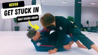How to Pass the Half Guard in Jiu-Jitsu (Even When They Have an Underhook!)