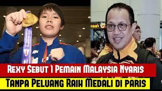 Rexy Sebut 1 Pemain Malaysia Nyaris Tanpa Peluang Raih Medali di Olimpiade Paris 2024