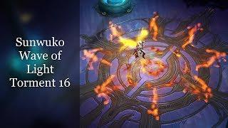 Monk Sunwuko Wave of Light Torment 16 Season 19 Guide