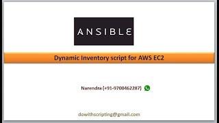 Ansible Tutorials | Creation of Dynamic inventory script for AWS