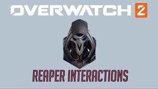 Overwatch 2 Second Closed Beta - Reaper Interactions + Hero Specific Eliminations