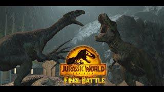 SFM - Jurassic World Dominion - Rexy and Therizinosaurus vs. Giganotosaurus (SPOILERS)