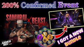 Samurai X Beast Fighter Ring % Confirmed Event Telugu Review |Update Alert - Gamer Boy Telugu