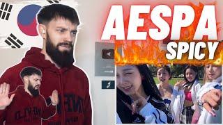 TeddyGrey REACTS to aespa 에스파 'Spicy' MV | REACTION